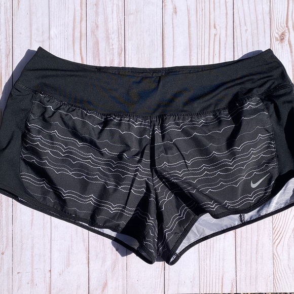 Nike Women's Black and White Athletic Shorts DriFit Bikini Liner - Picture 1 of 5